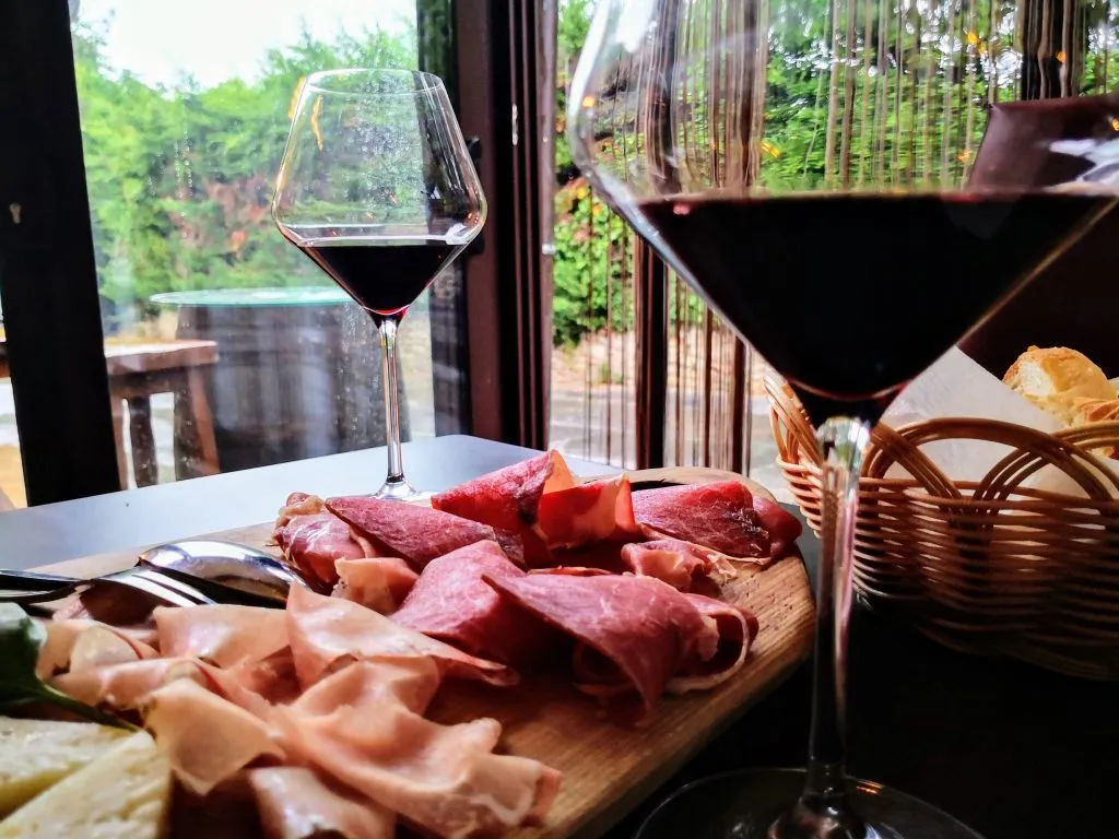 Accompanied by great food